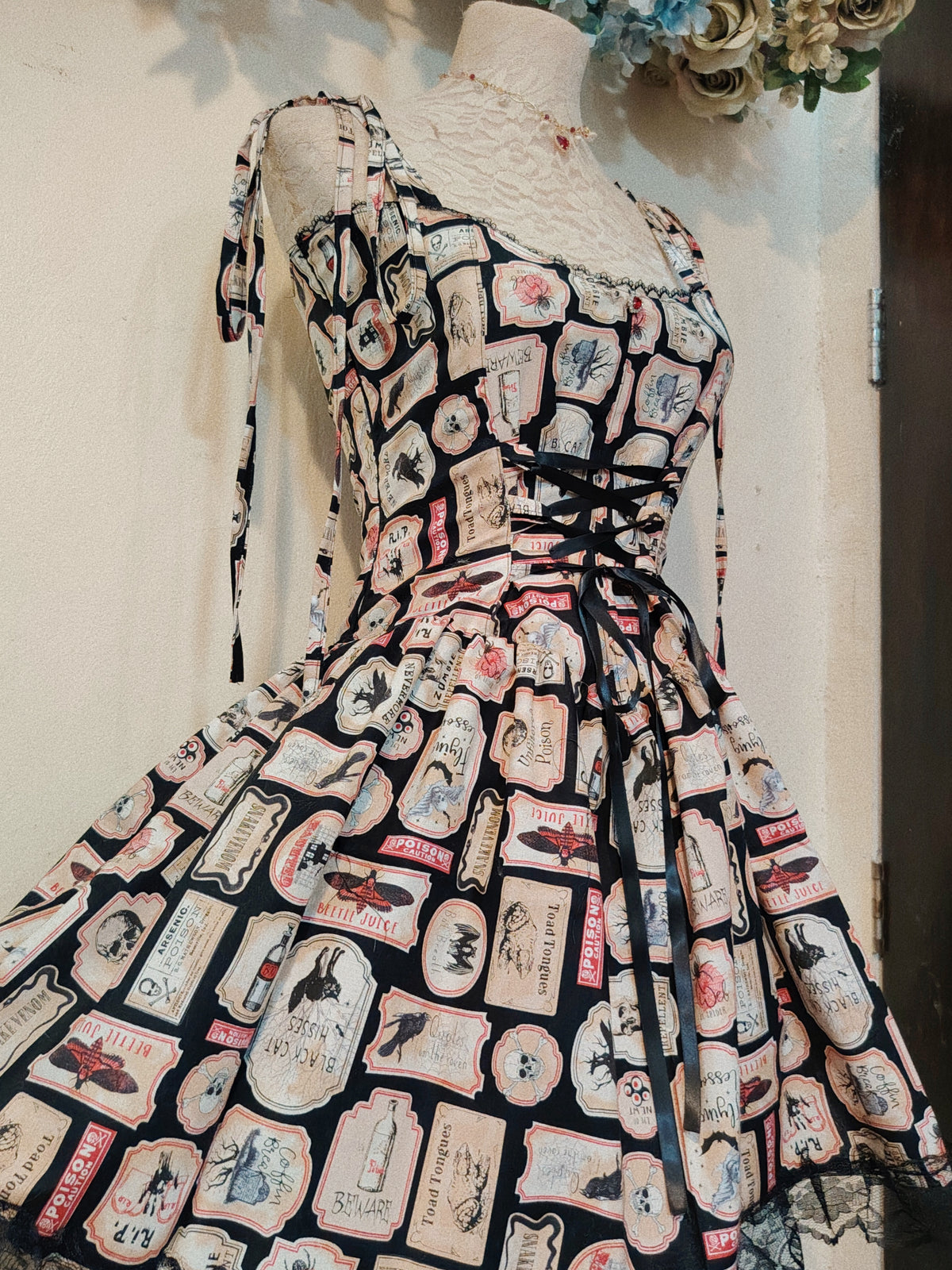 Spooky Wicked Corset Dress