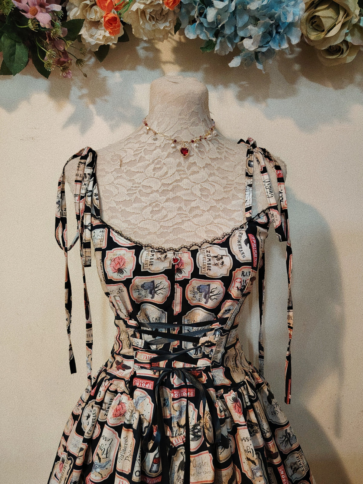 Spooky Wicked Corset Dress