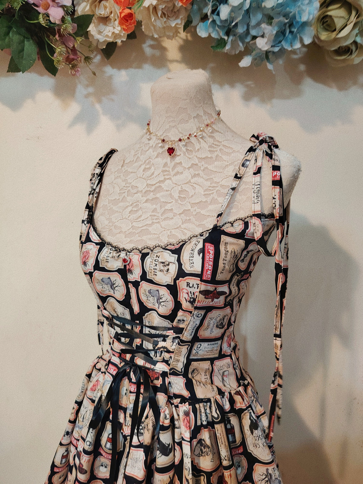 Spooky Wicked Corset Dress