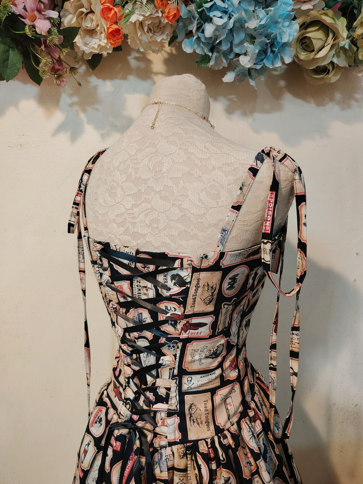 Spooky Wicked Corset Dress