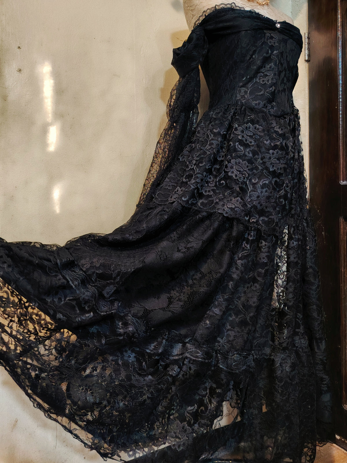 Dark Fairie Corset Patchwork Dress