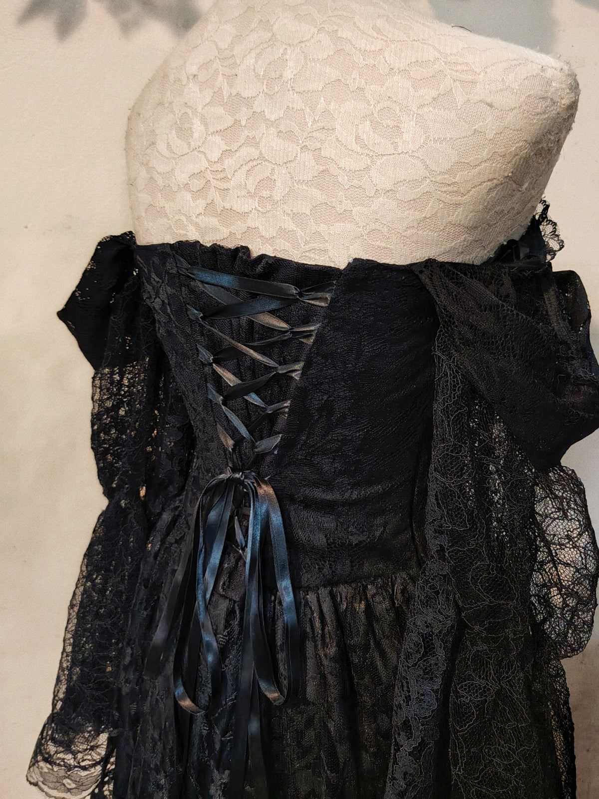 Dark Fairie Corset Patchwork Dress