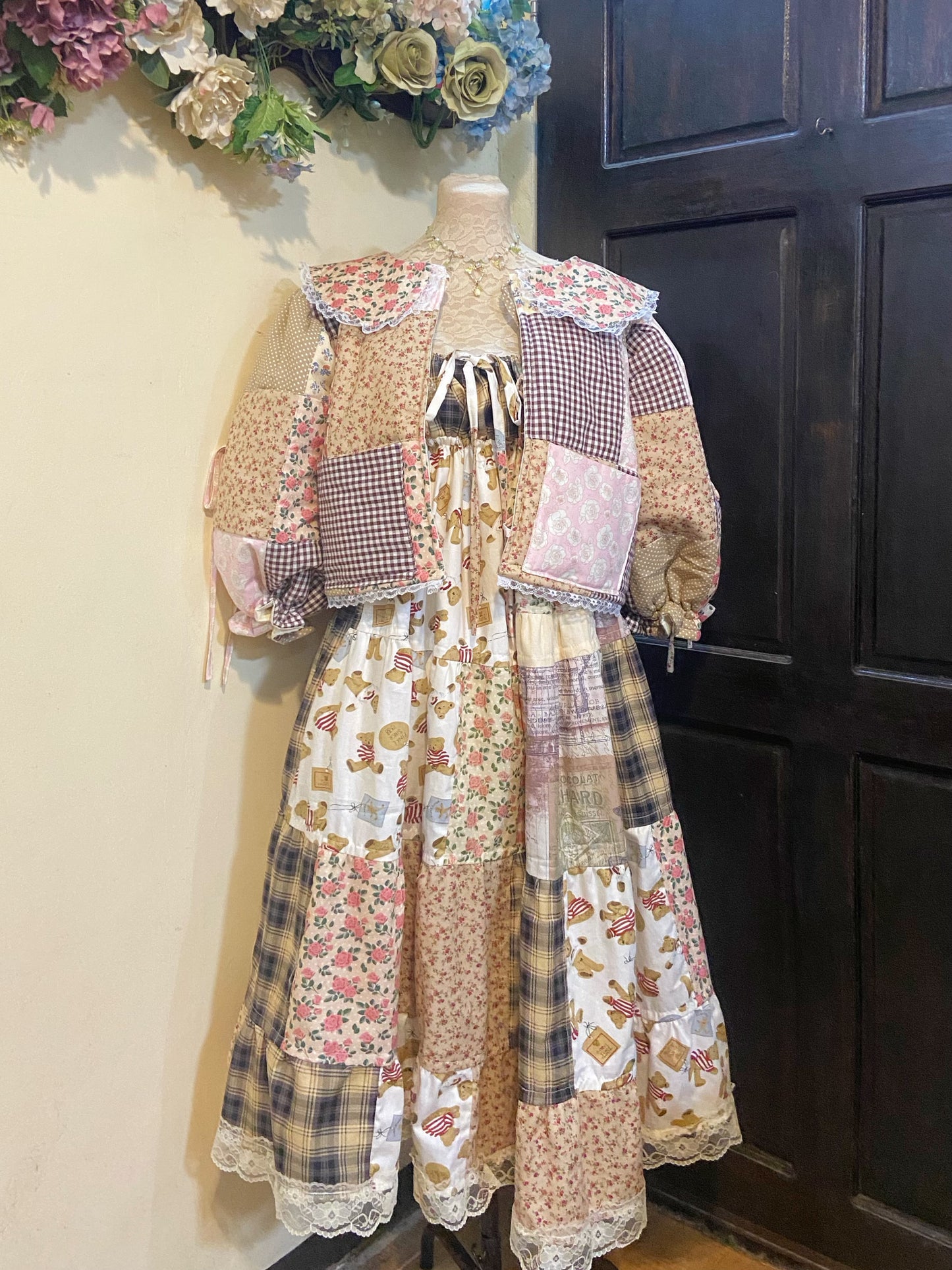 Warm and cozy Padded Patchwork Handmade Jacket