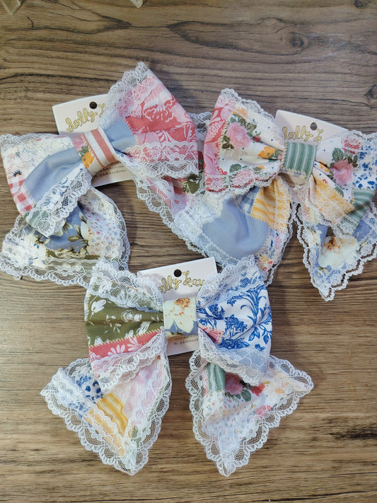 Cottagecore Lace Handmade Ribbon