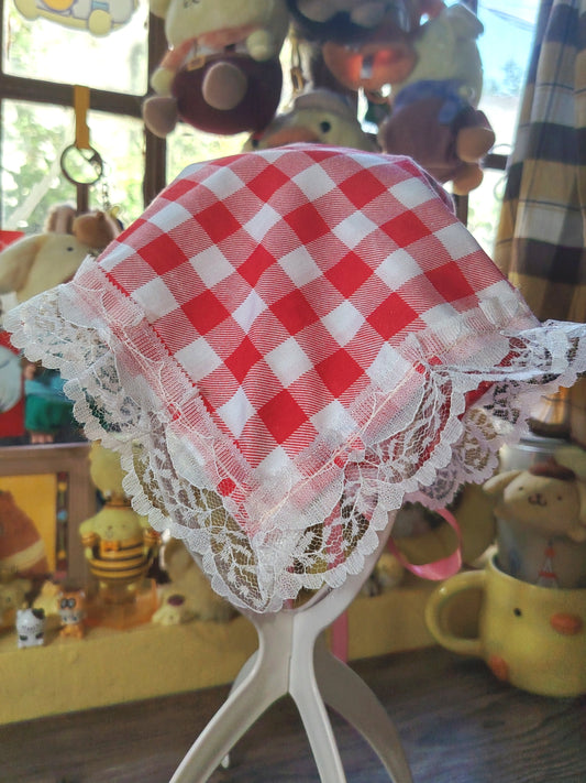 Red Gingham Lola Pandong