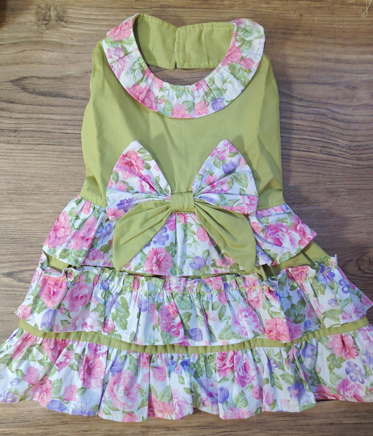 Flower Garden Pet Handmade Dress