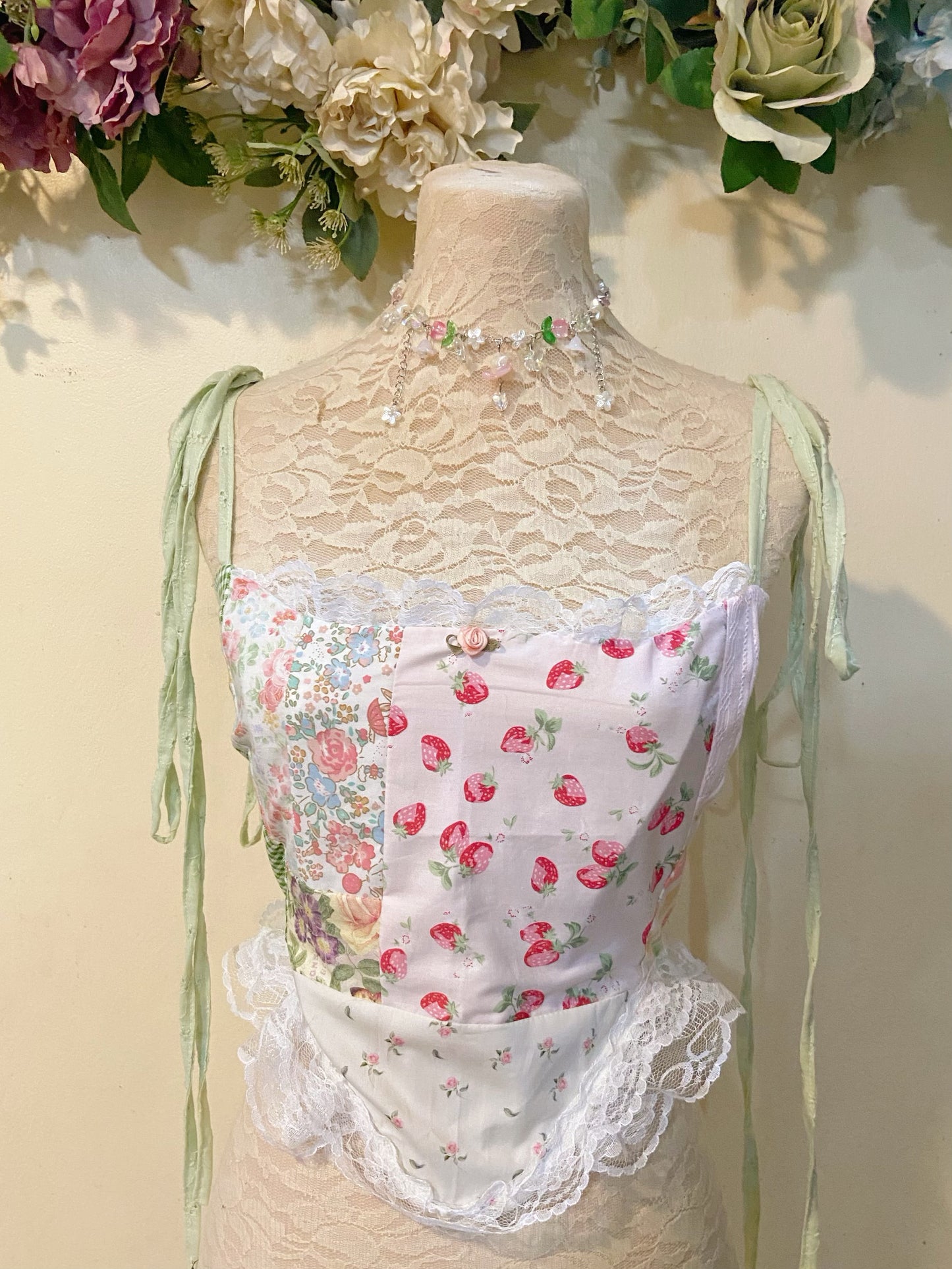 Garden Maiden Patchwork Handmade Cutie Top