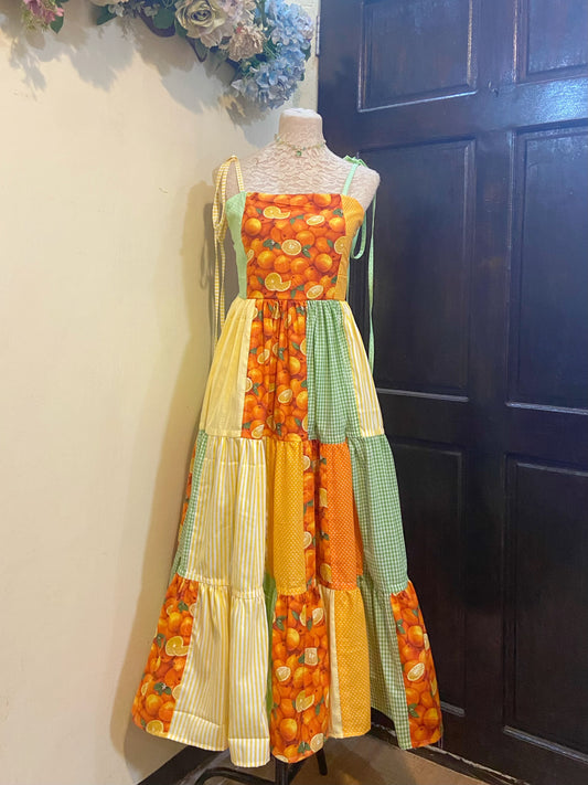 Sharmaine 🍊 Patchwork Dress