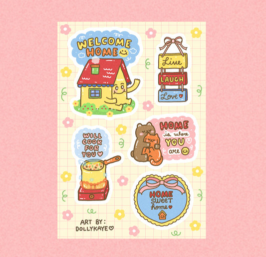 You're my Home Sticker Sheet