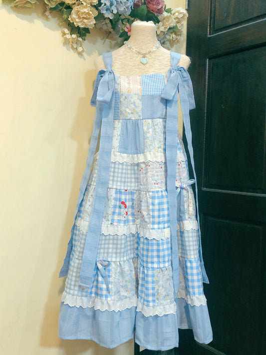 Cinnamoroll’s Garden Patchwork Handmade Dress