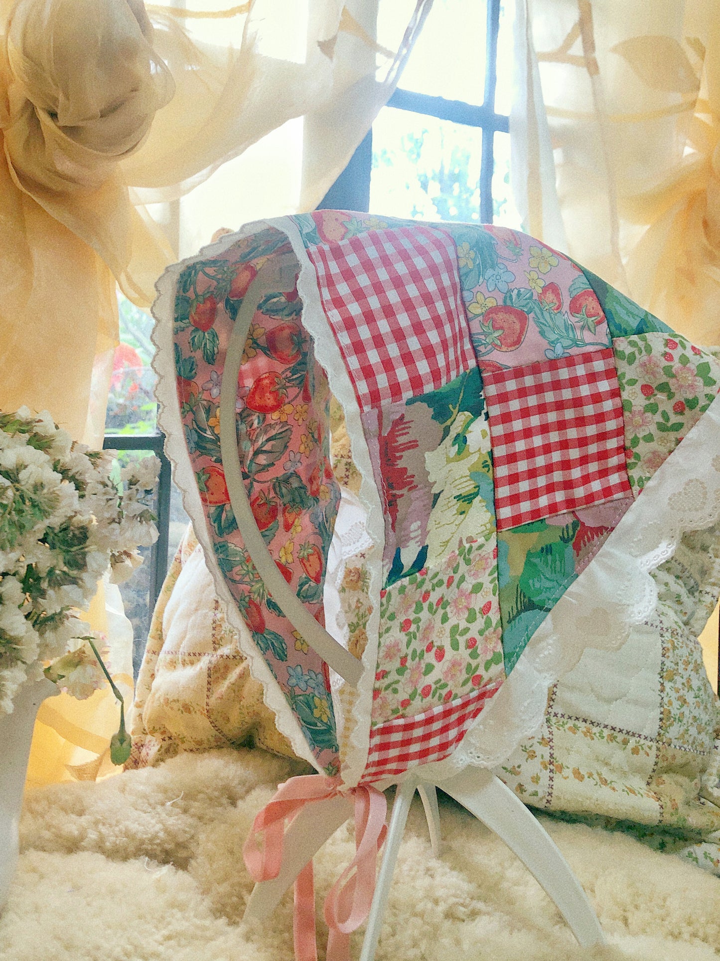 Strawberry Picnic Patchwork Lola Pandong