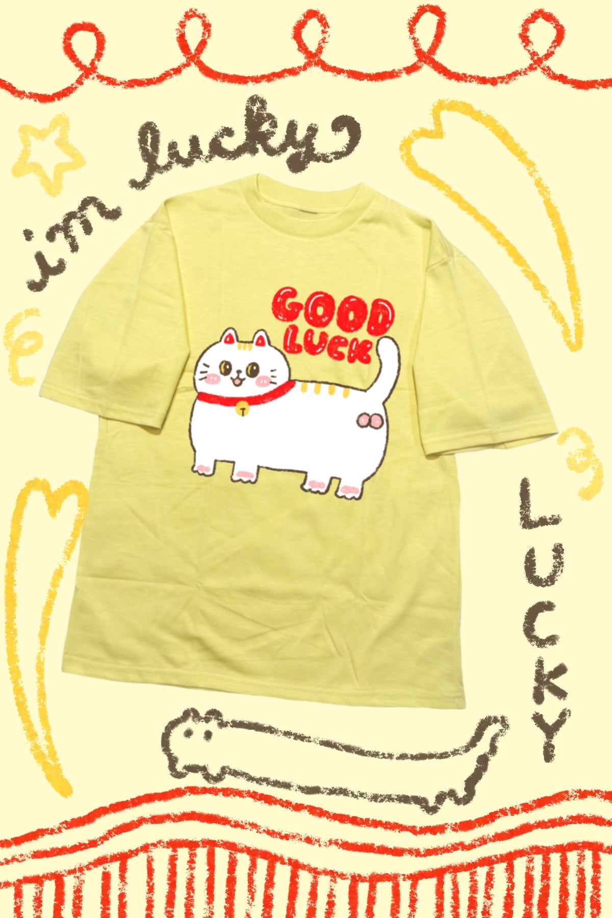 PRE ORDER Super Lucky Cat Only Tshirt