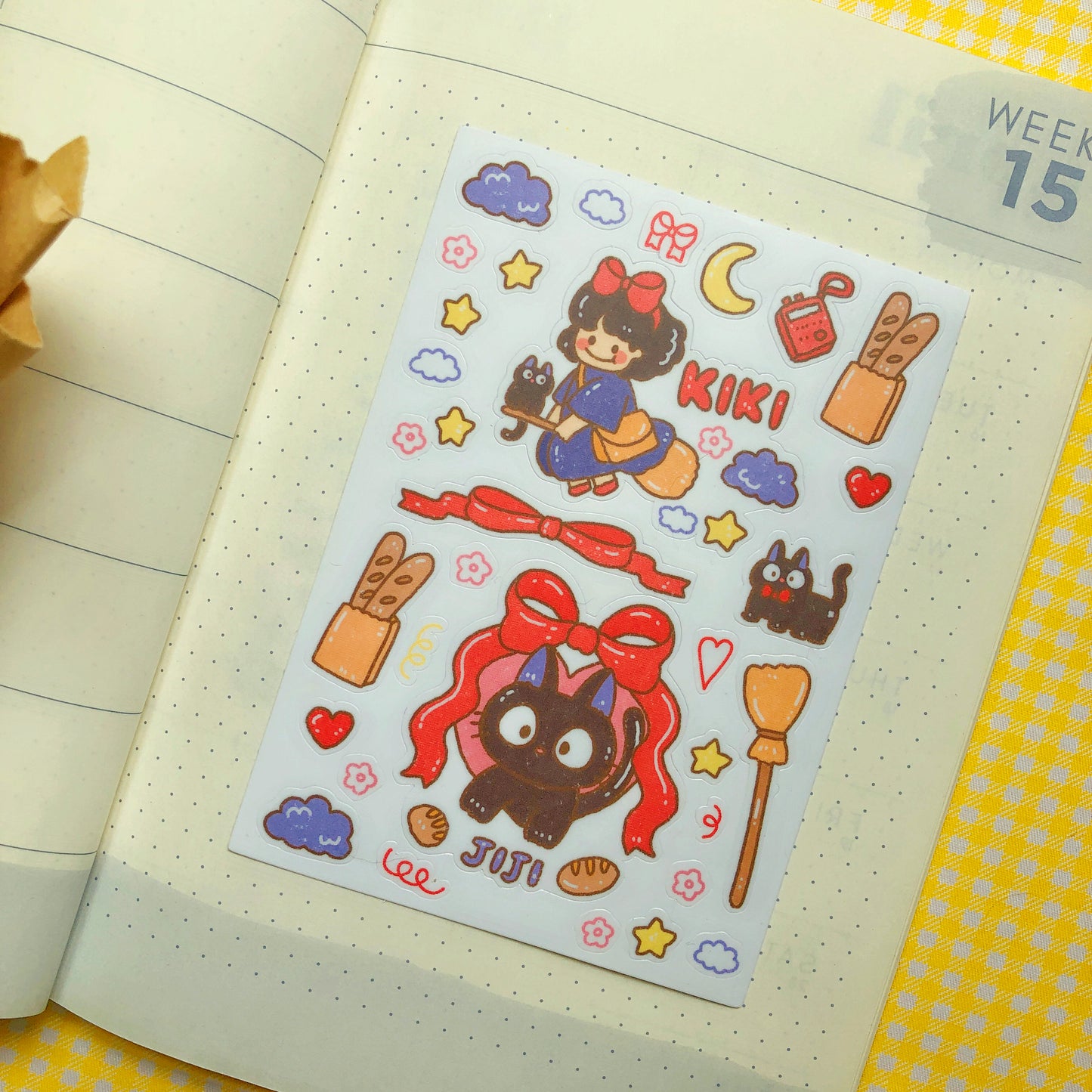 Kiki and Jiji Sticker Sheet