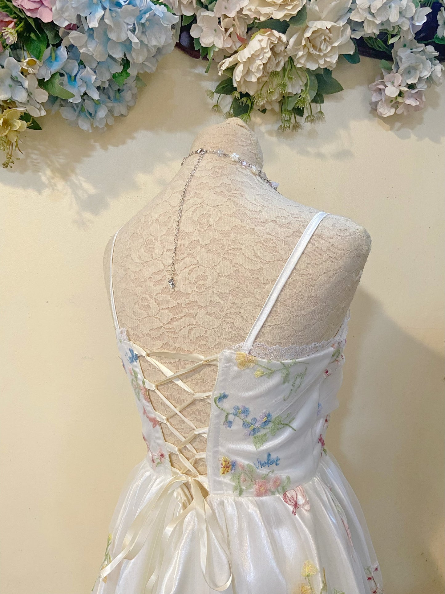 Our Secret Garden Corset Handmade Dress