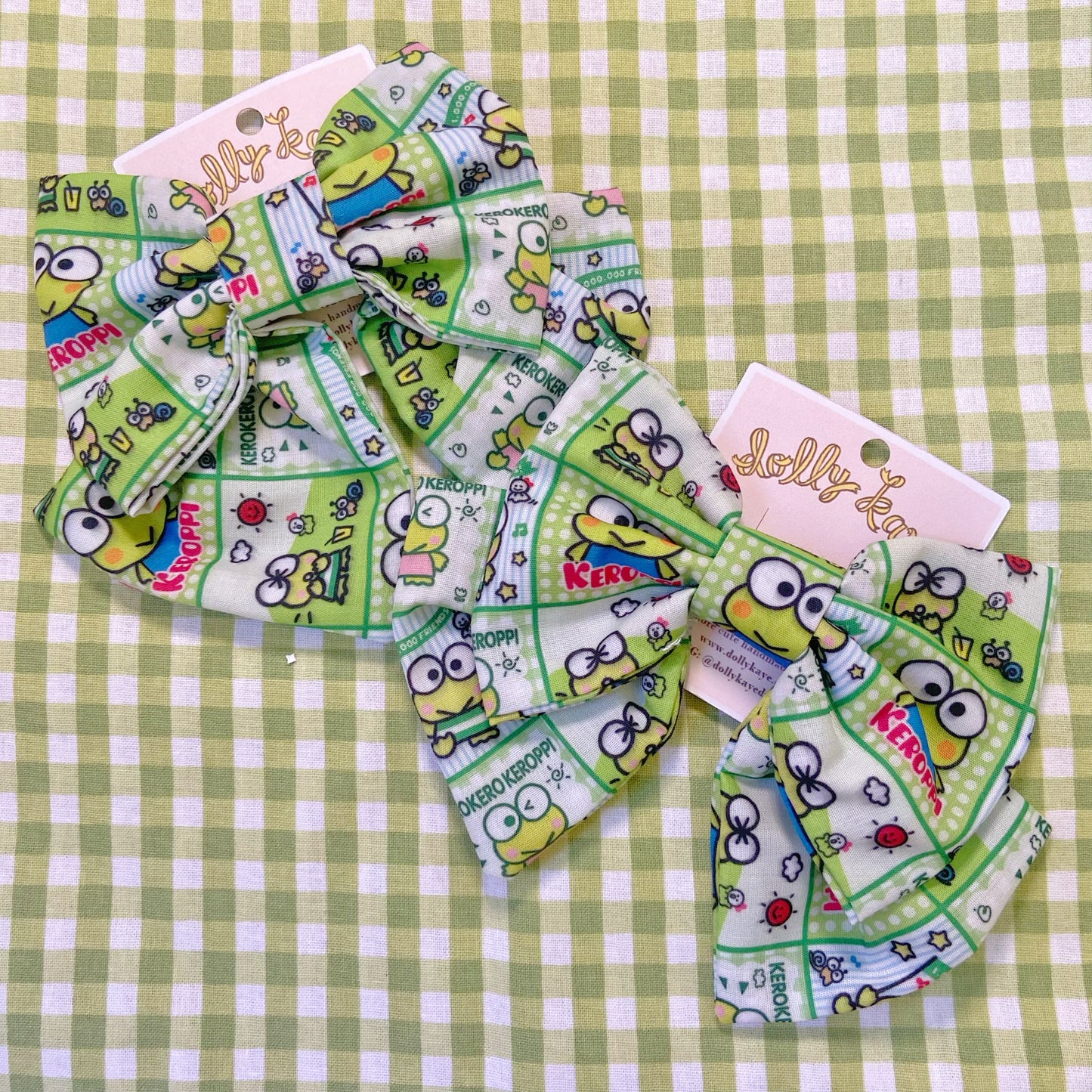 Keroppi Handmade Ribbon