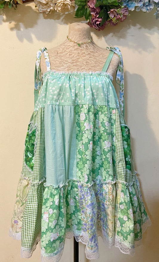 My Lucky Dress Patchwork Mini Duster Dress