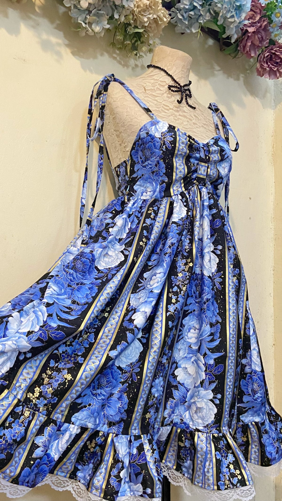 ✨ Midnight Fairie Handmade Dress