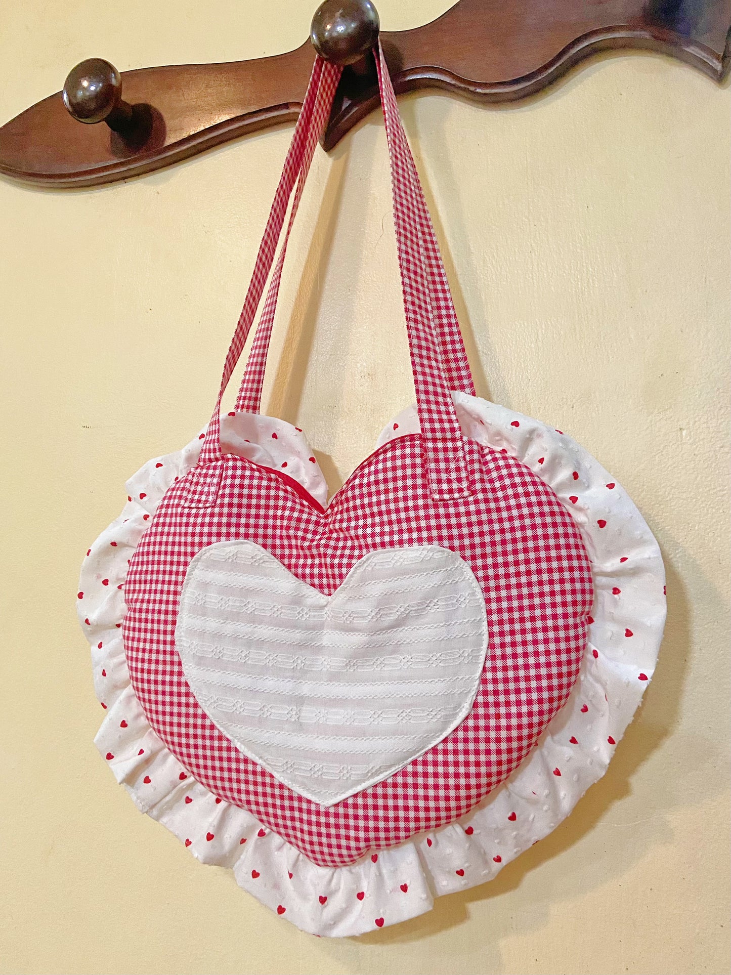 ( Onhand ) My heart will not go Toteful Quilted Bag