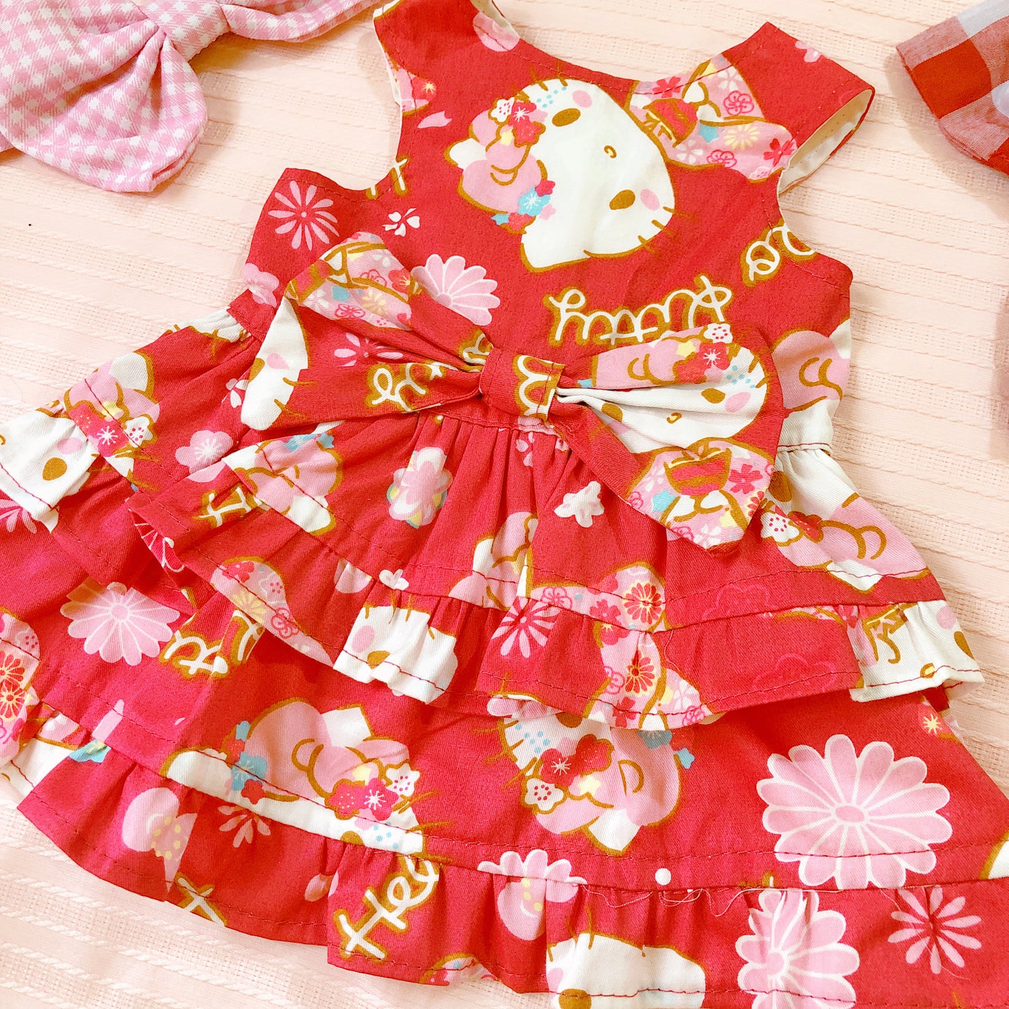 Hello Kitty Pet Handmade Dress