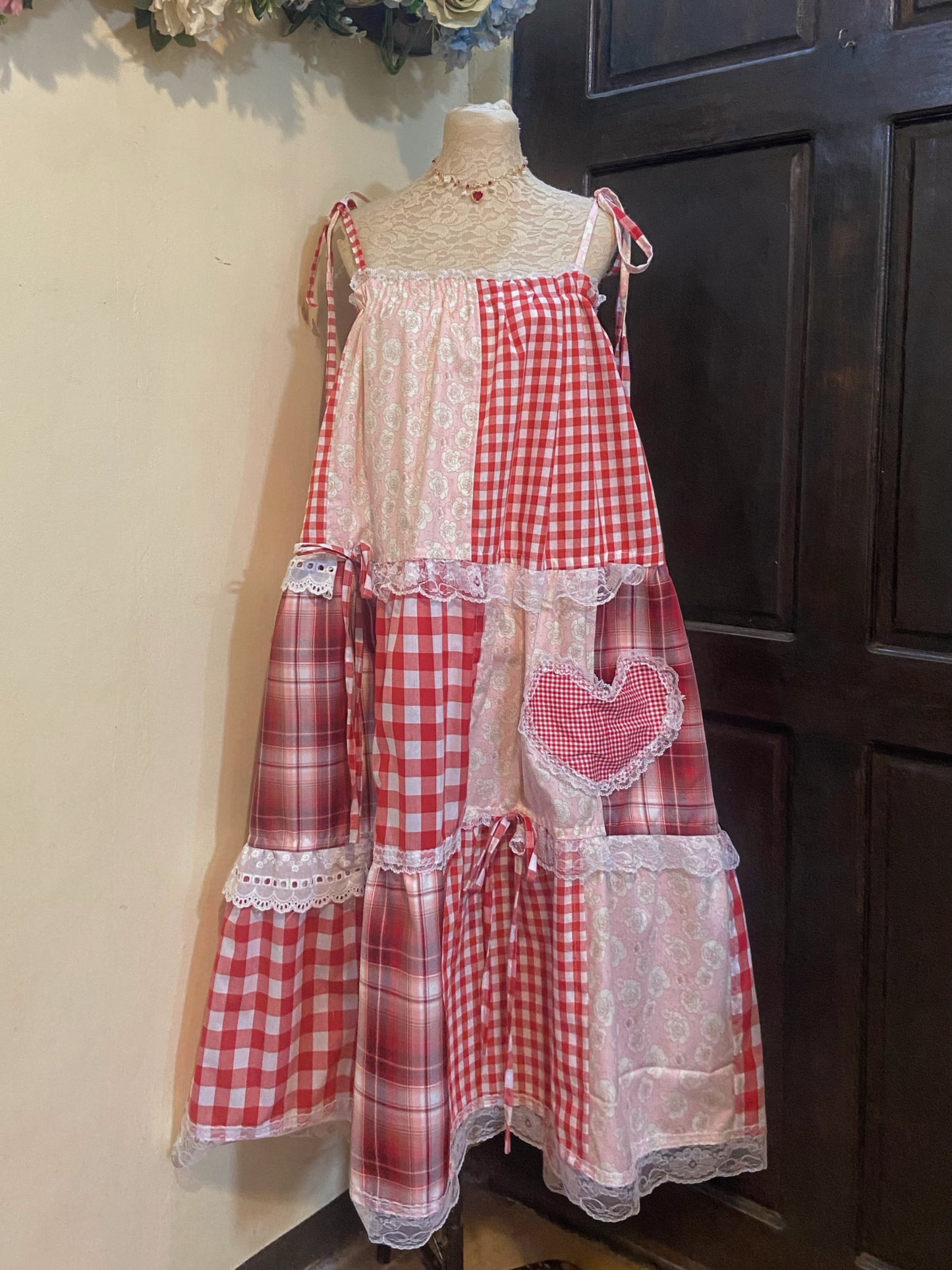 Cozy Duster Patchwork Dress