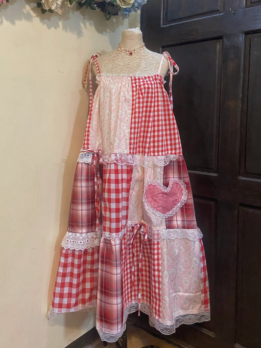 Cozy Duster Patchwork Dress