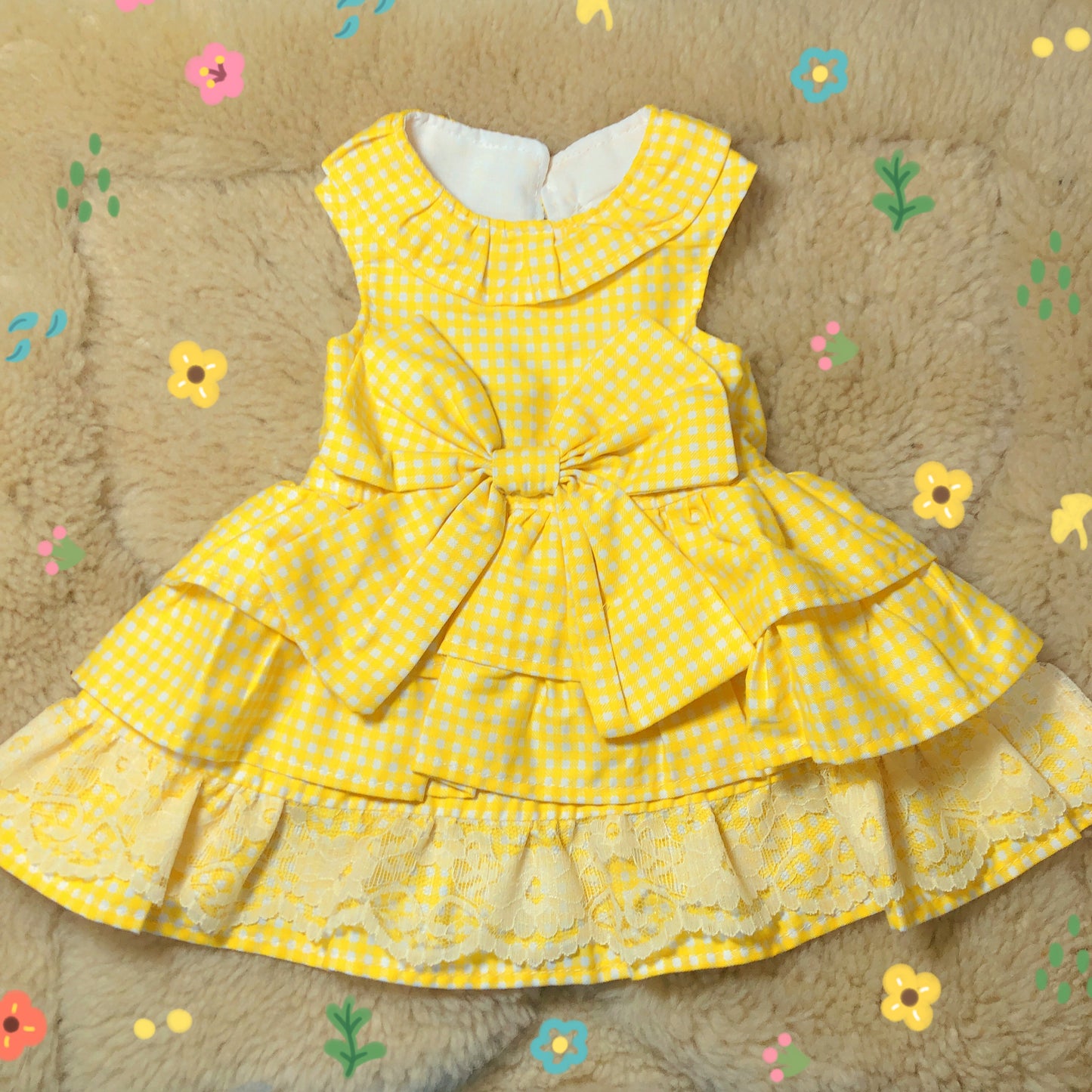 Sunny Yellow Handmade Dress