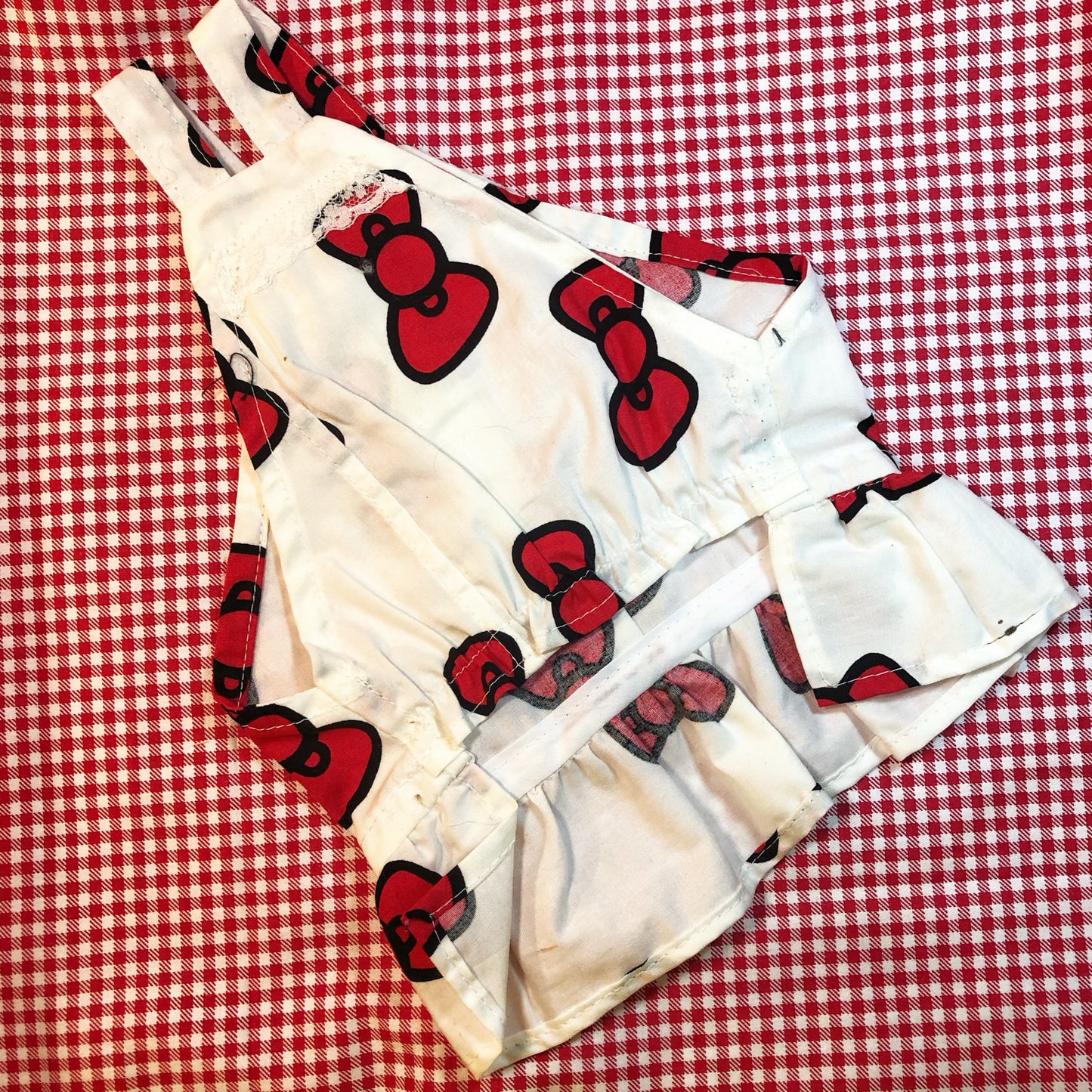 Extra Small Hello Kitty Cutie Pet Handmade Dress