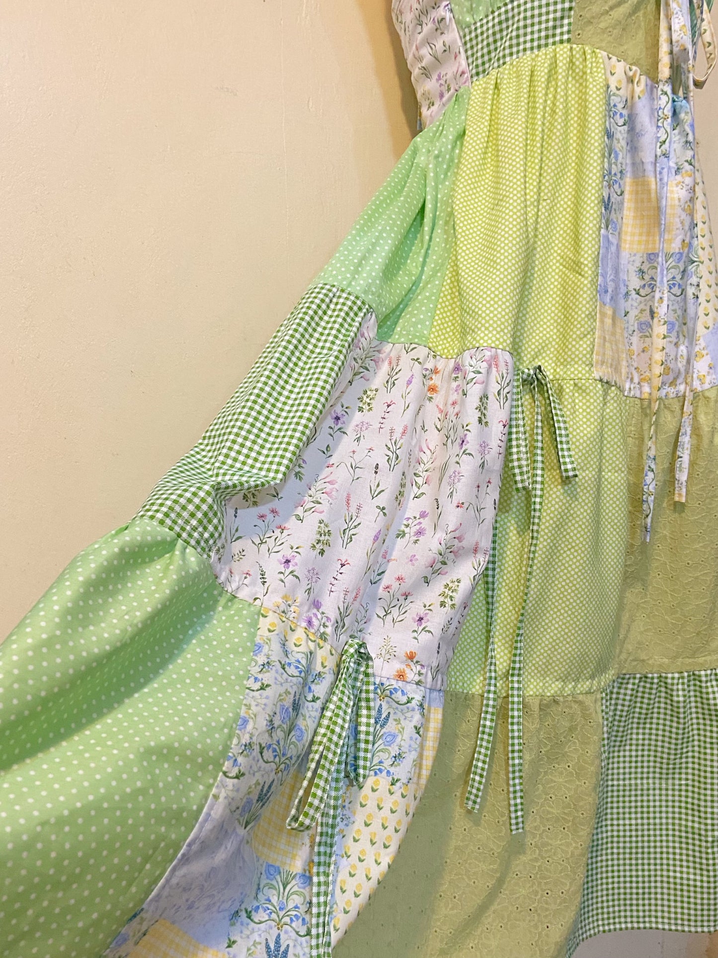 Meadow Patchwork Handmade Dress