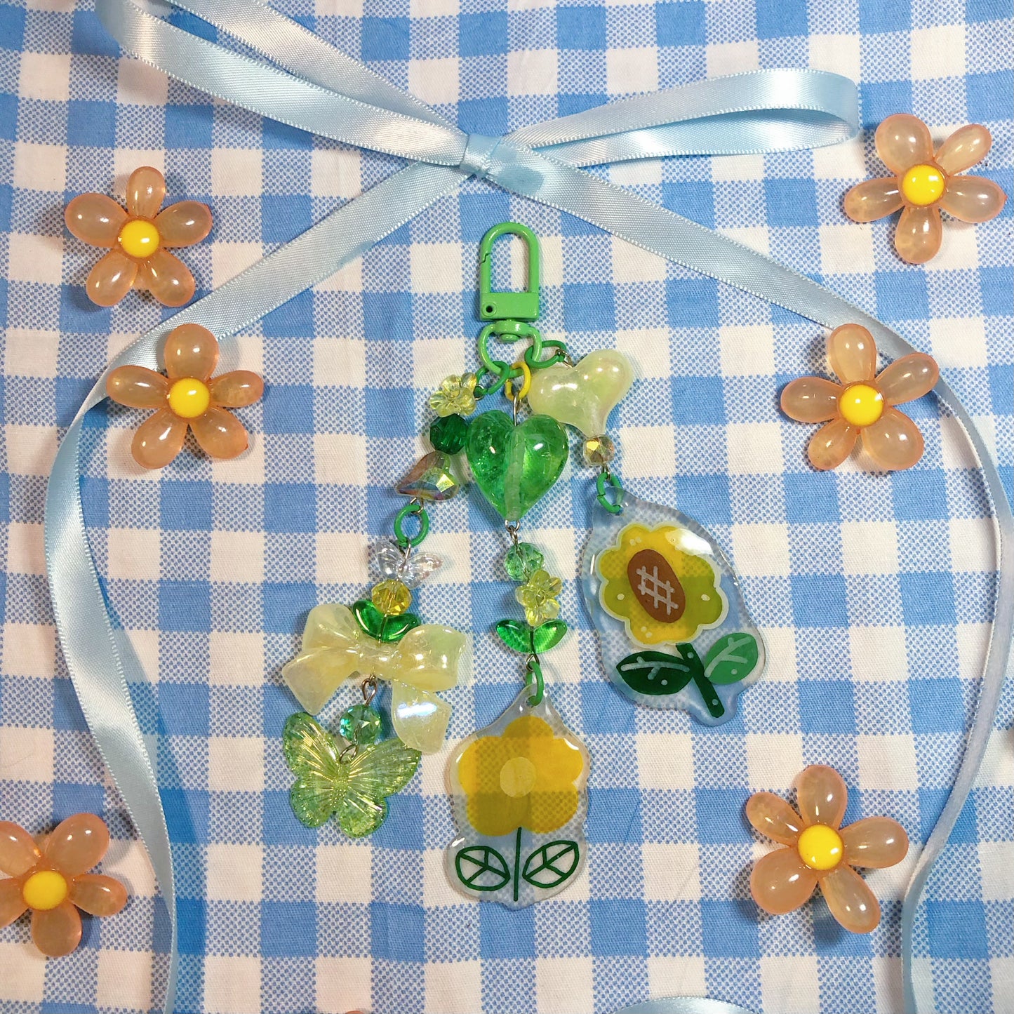 Sunflower Wenkwonk Keychain