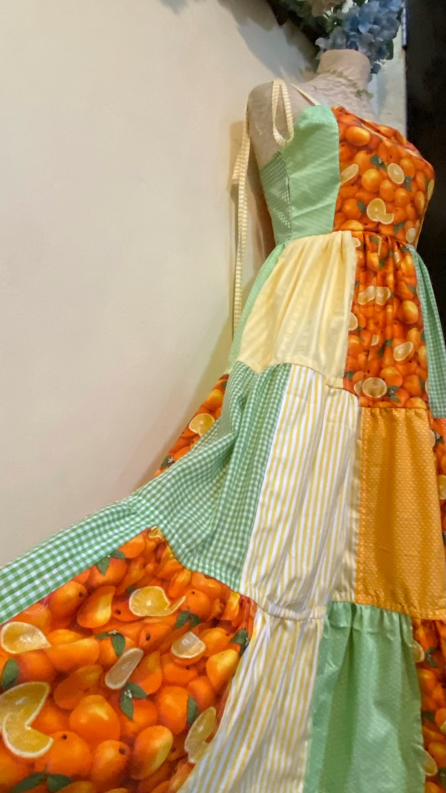 Sharmaine 🍊 Patchwork Dress