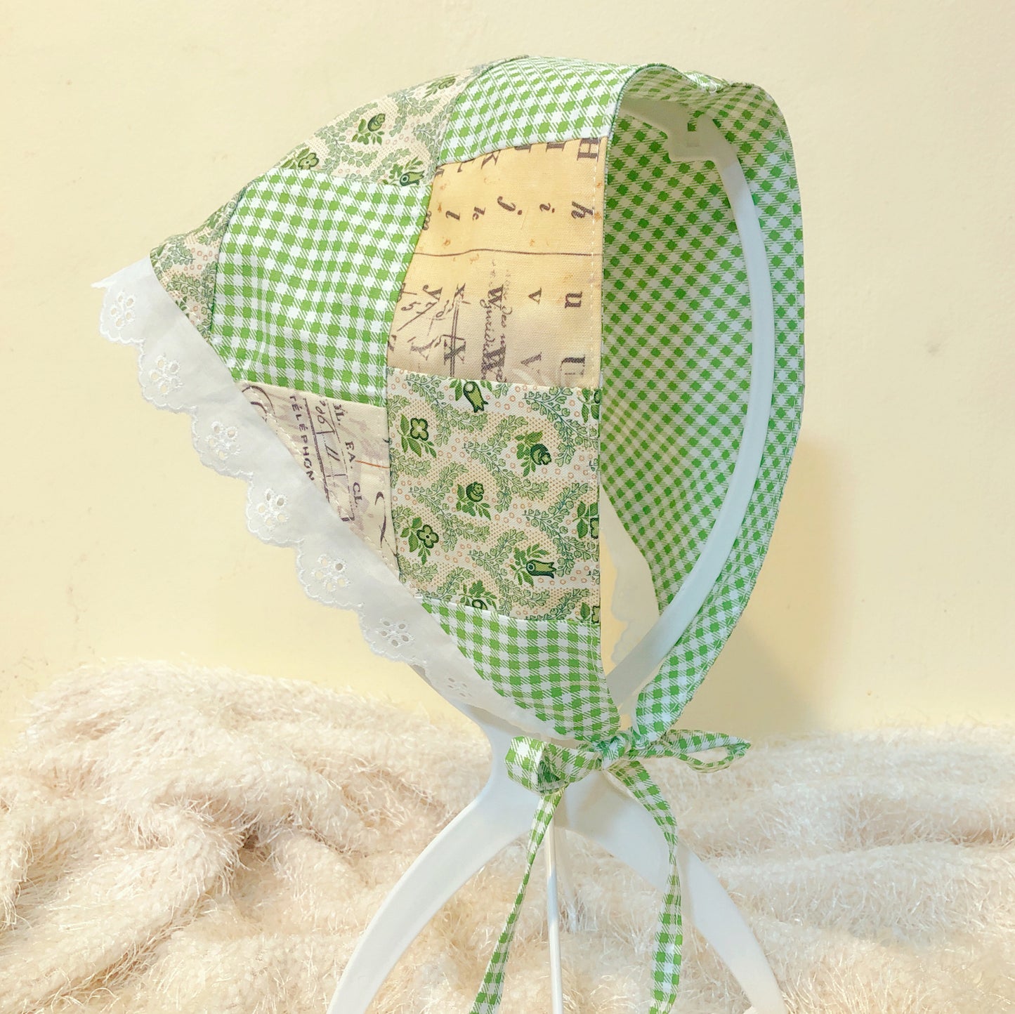 Green Patchwork Lola Pandong ( Head scarf )