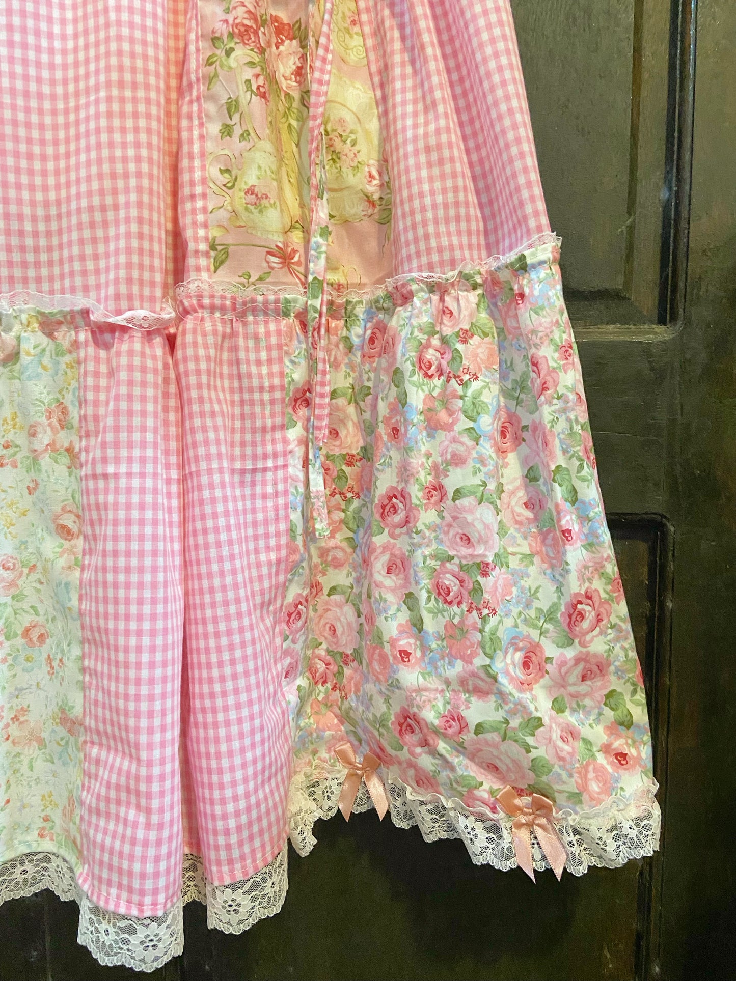 Laces and Ribbons Patchwork Handmade Skirt