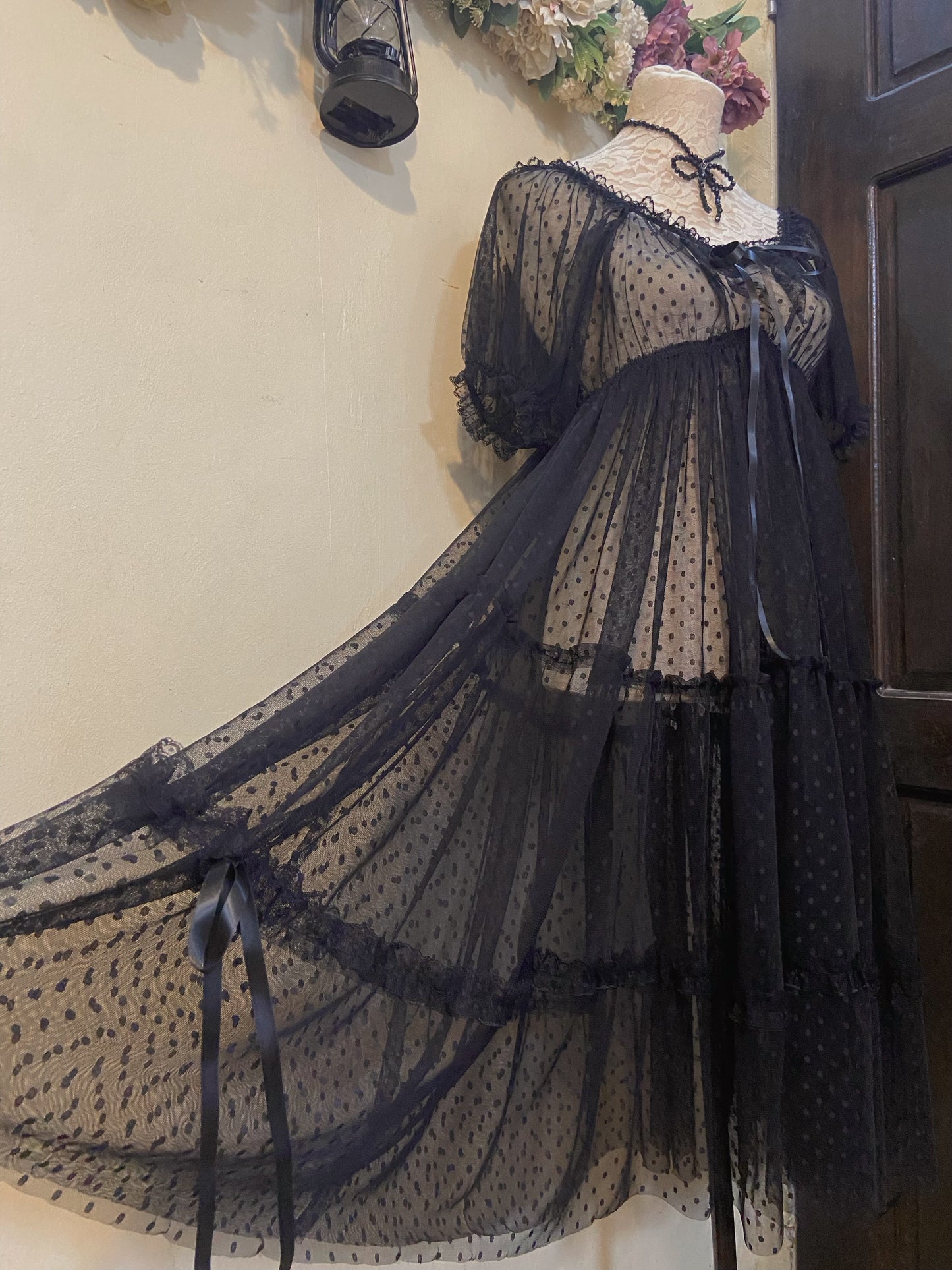 Black Lady Dress ( 2 dresses ) Handmade Dress