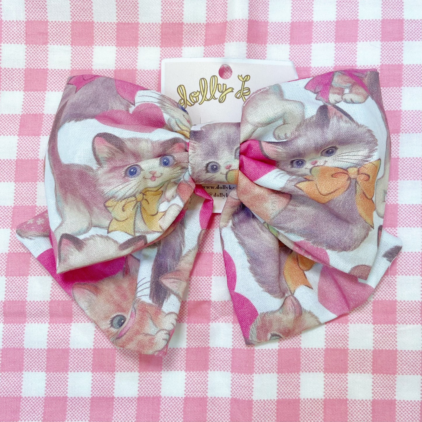 Cutie Cat Handmade Ribbon