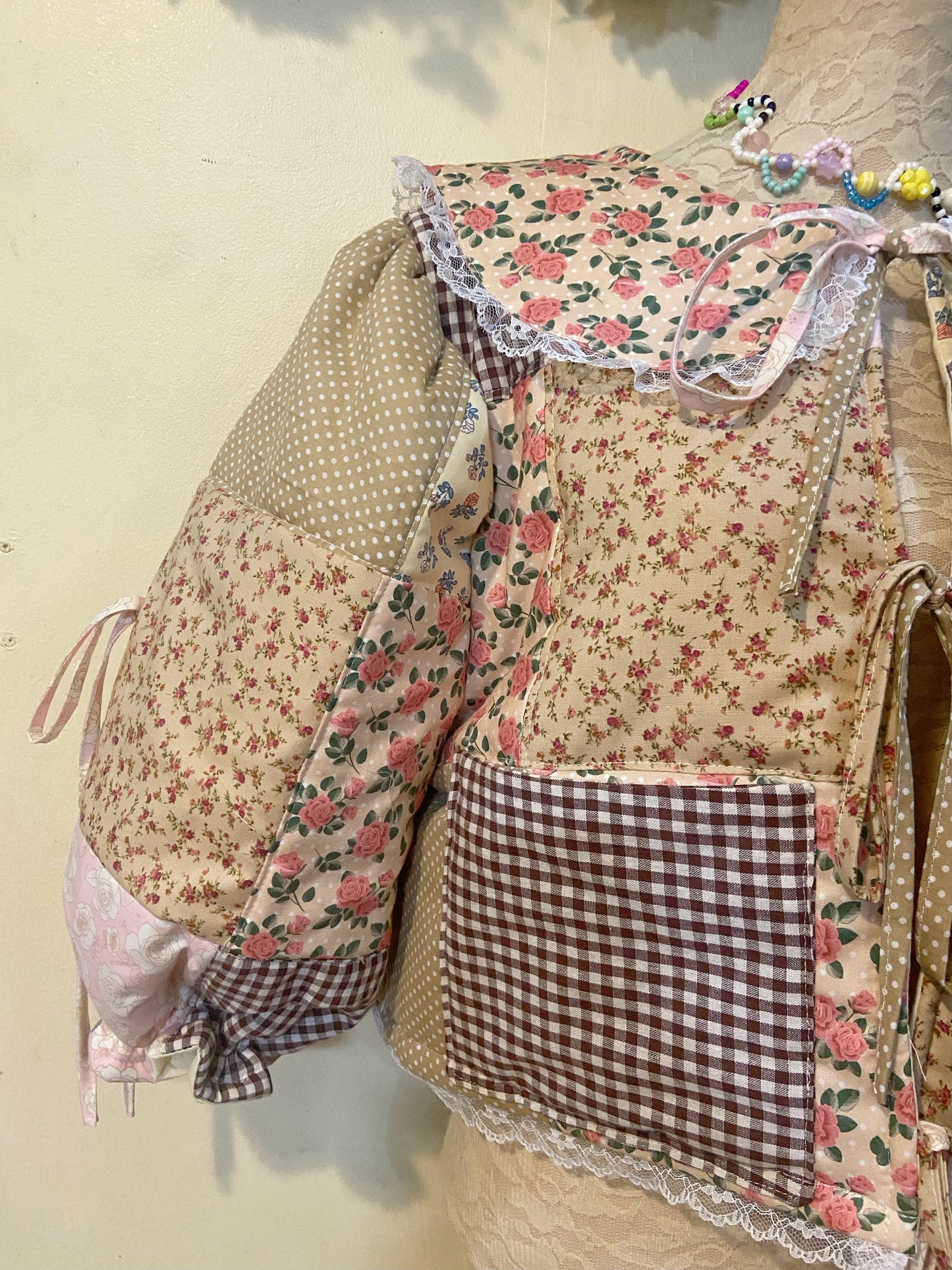 Warm and cozy Padded Patchwork Handmade Jacket