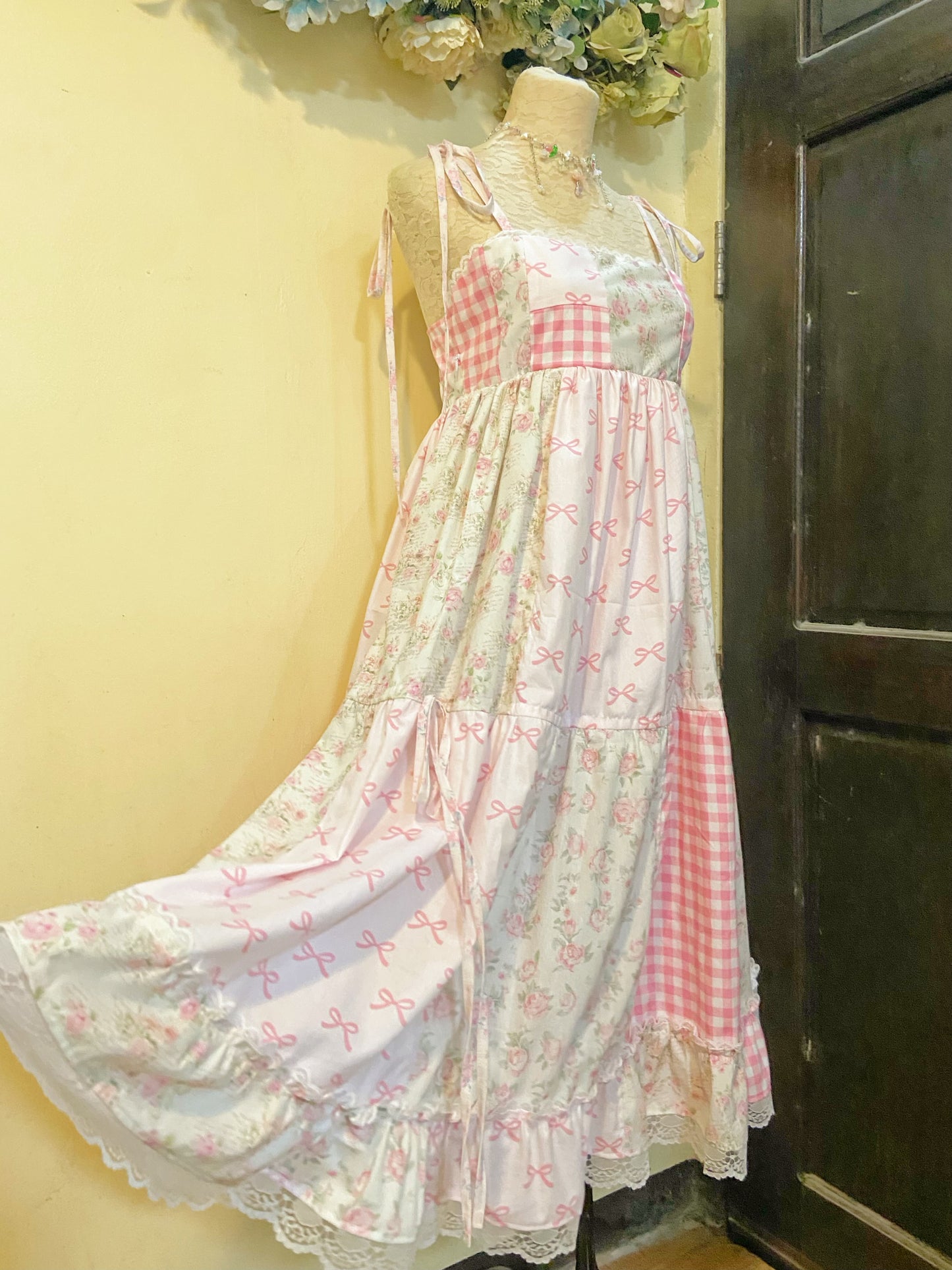 (PRE ORDER) I’m Blooming Patchwork Handmade Dress