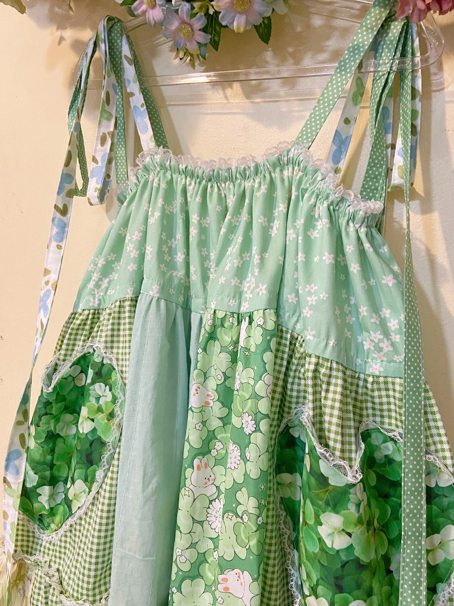 My Lucky Dress Patchwork Mini Duster Dress