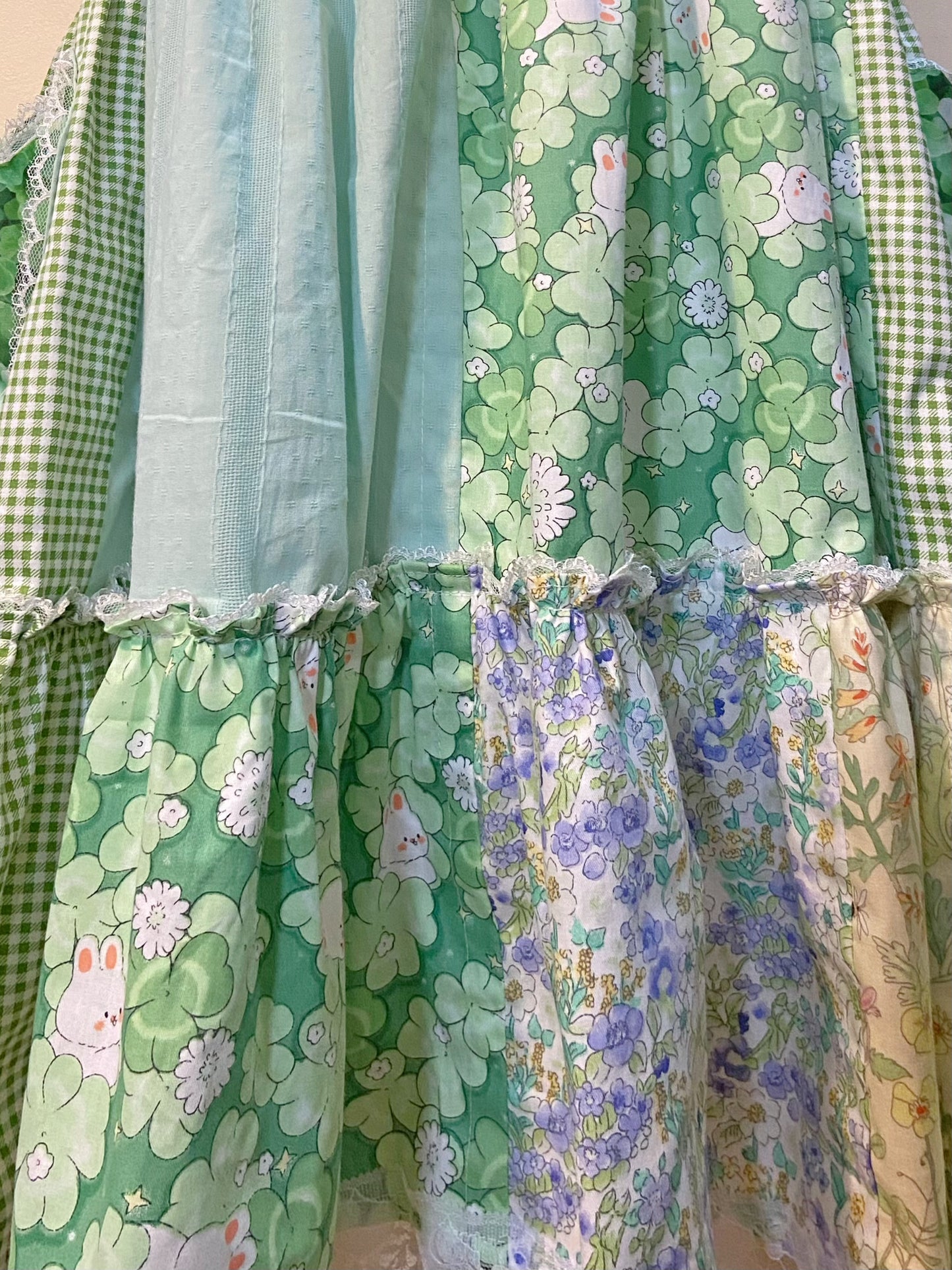 My Lucky Dress Patchwork Mini Duster Dress