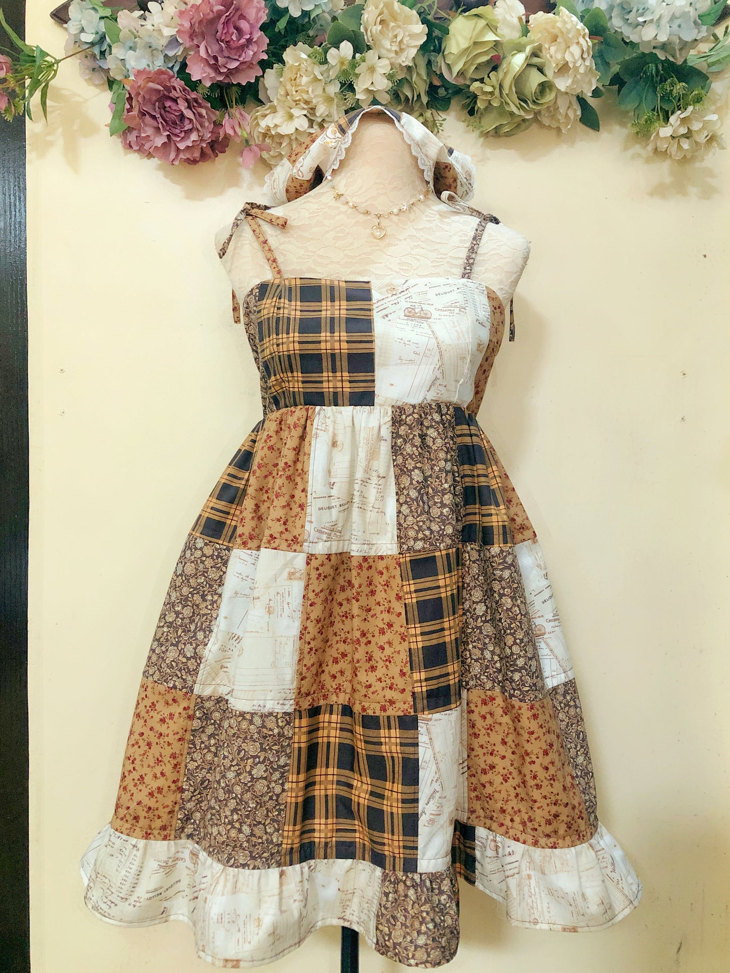 Hansel and Gretel Patchwork Handmade Dress