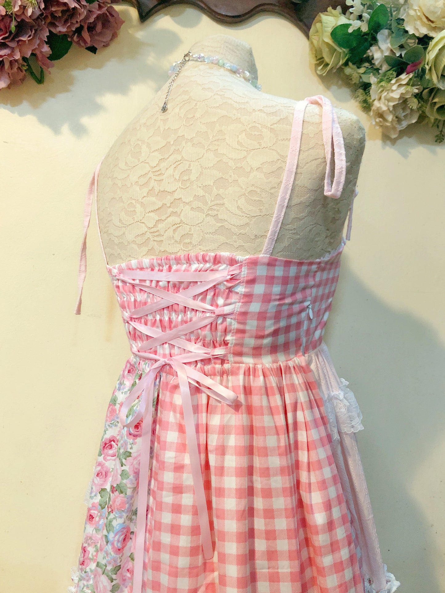 My Heart is Pink Babydoll Handmade Dress