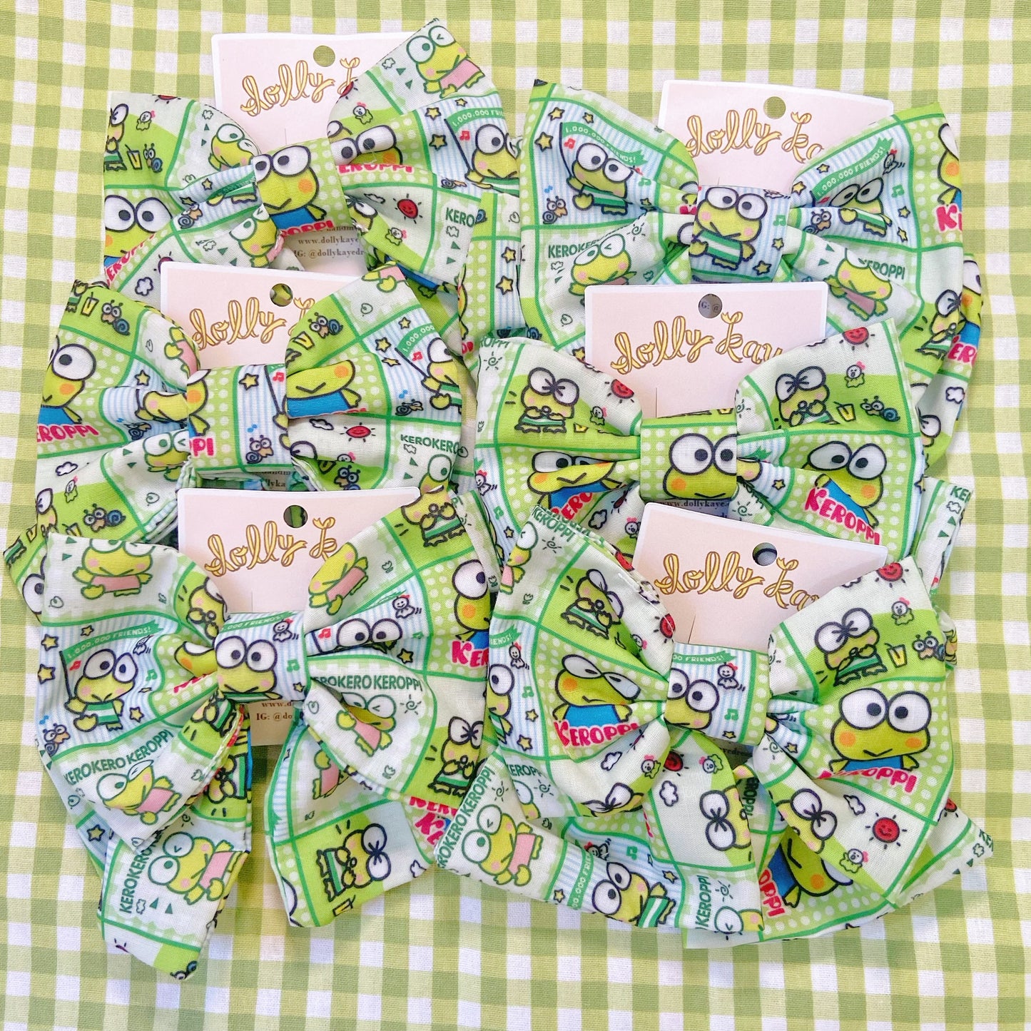 Keroppi Handmade Ribbon