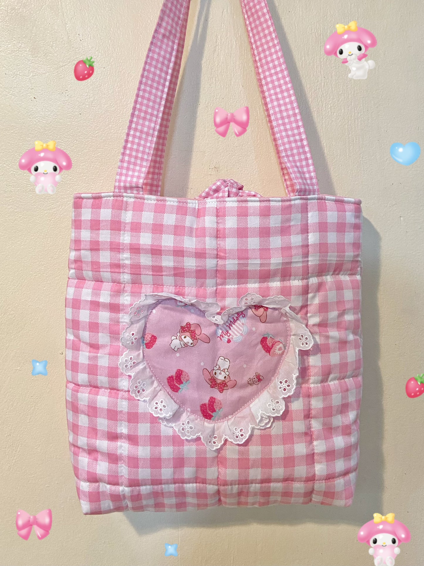 My Melody in my Heart Toteful Quilted Bag