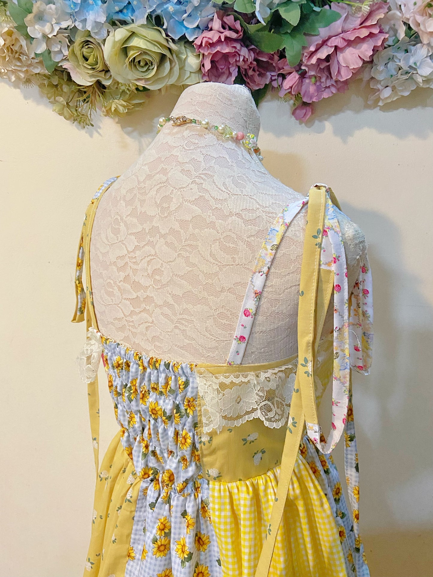 Sunshine Patchwork Handmade Dress