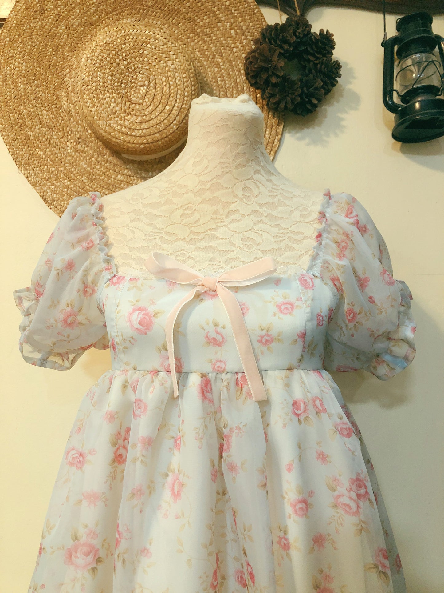 Baby Doll Blue Handmade Dress