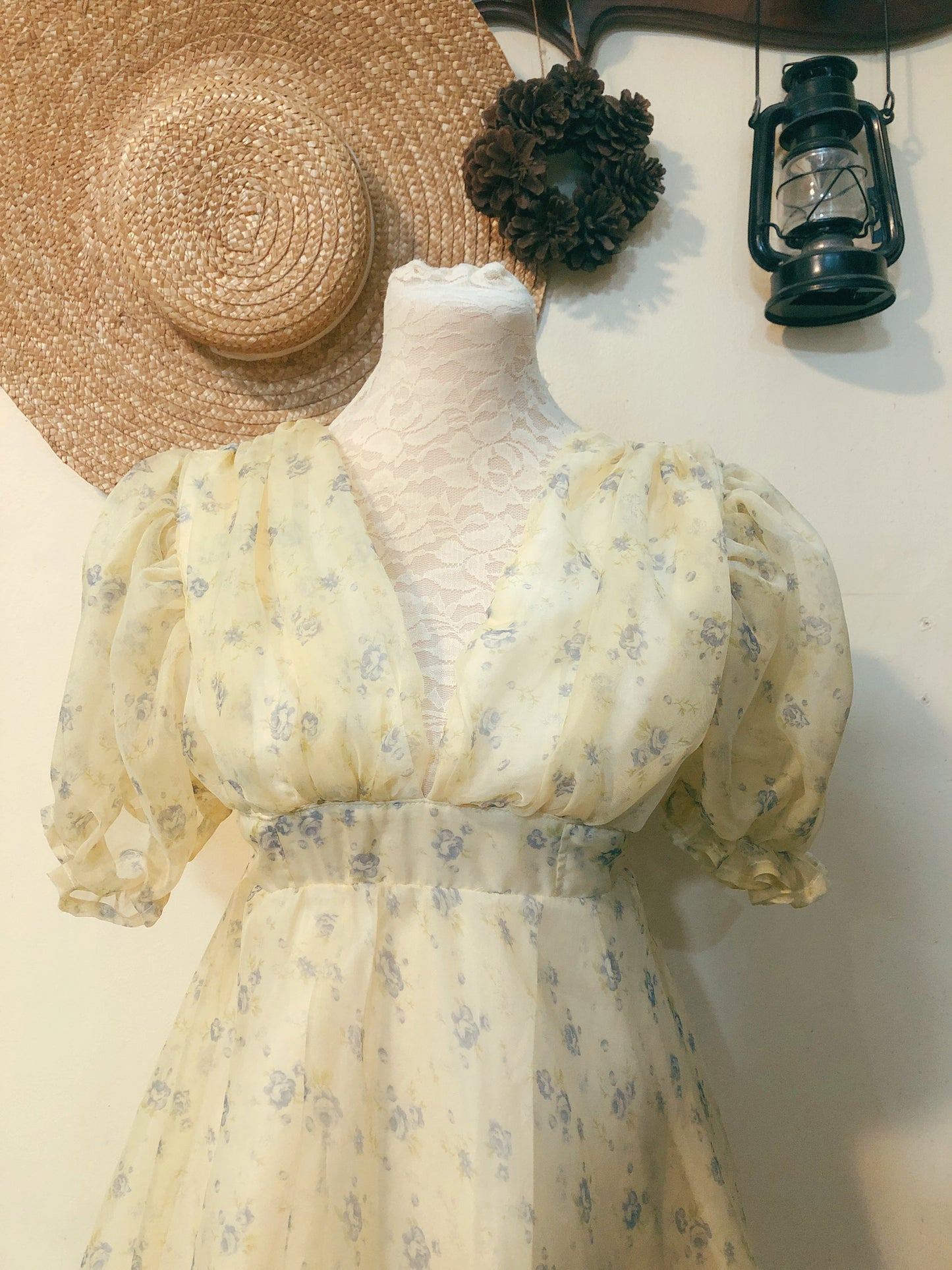 Yellow Dainty Handmade Dress