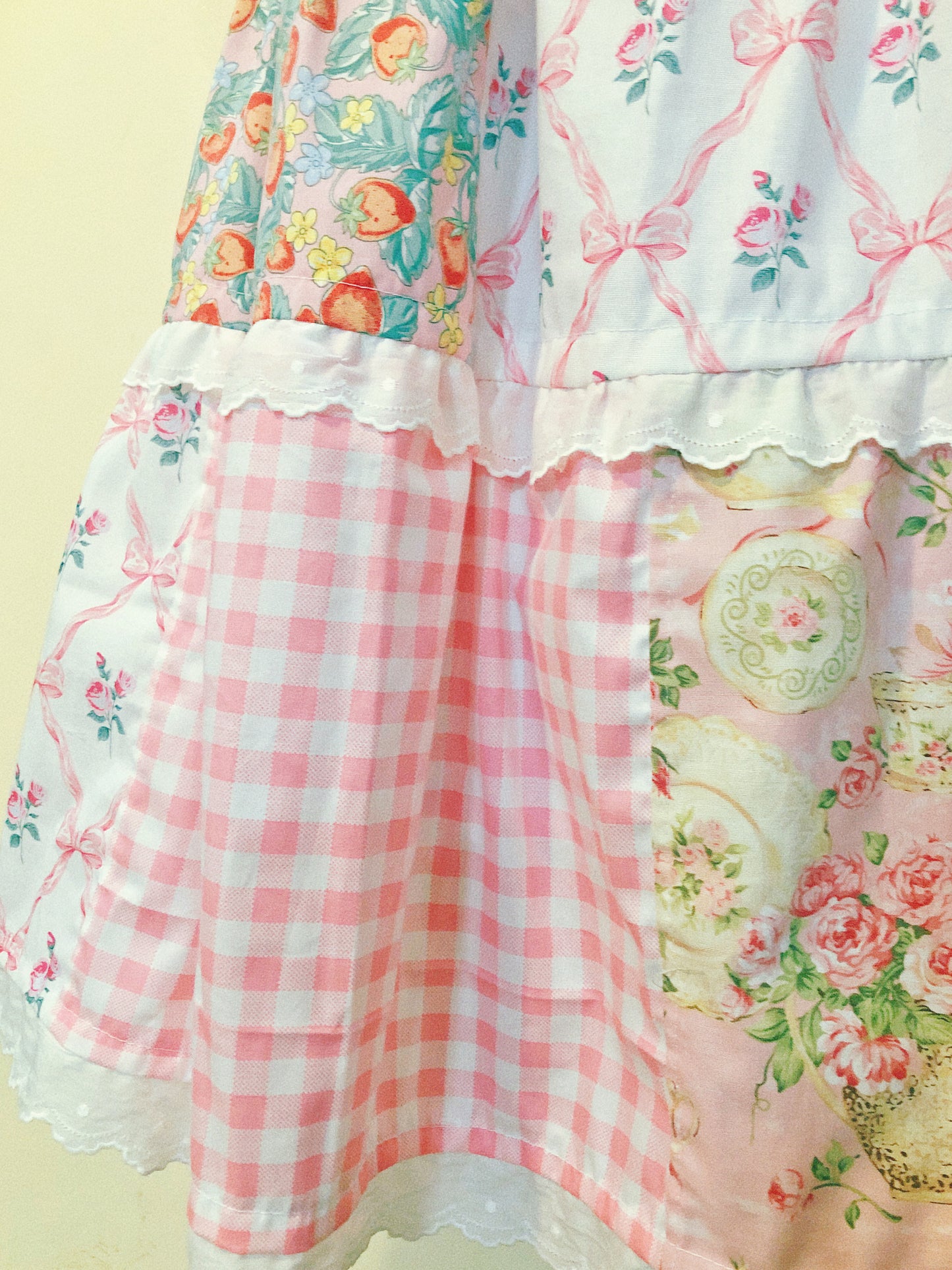 Cutie Lola Oversized Patchwork Handmade Dress