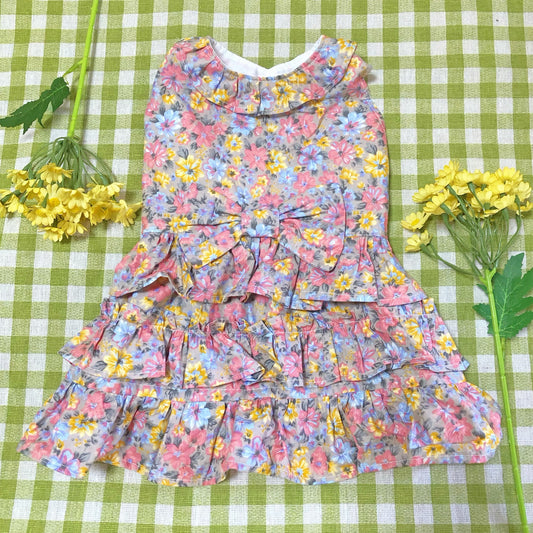 Cutie Floral Pet Handmade Dress
