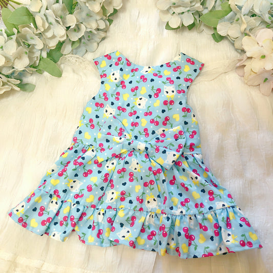 Princess Blue Cat Pet Handmade Dress