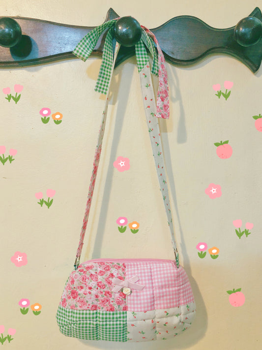 Ribbon Garden Patchwork Dolly Bagr