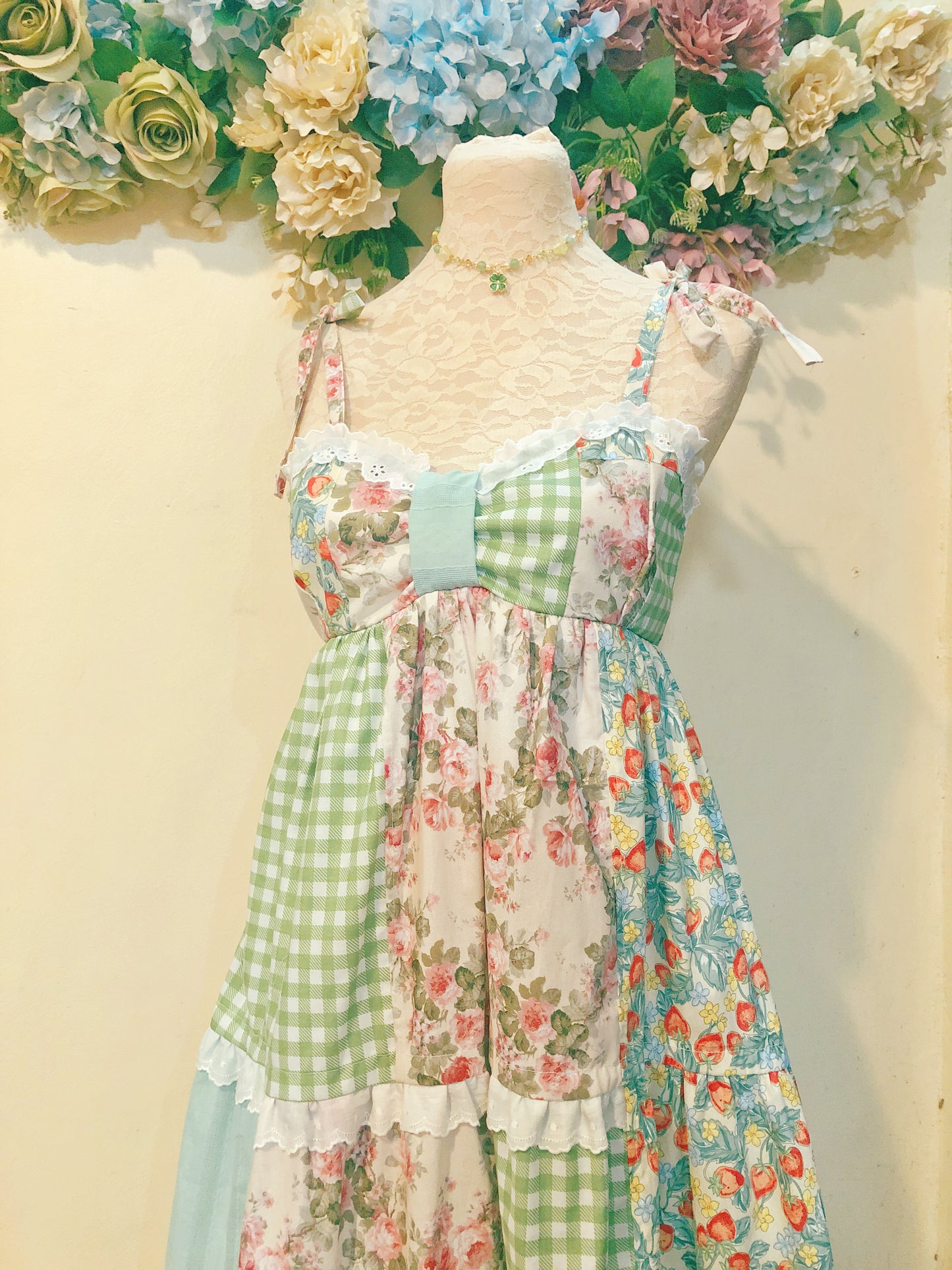 Patchwork Garden Handmade Dress